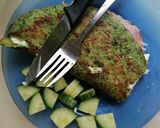 Spenótos palacsinta recept fázis 3 fotója