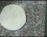 A picture of step 3 of Chicken fajitas pizza.