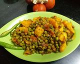 आलू मटर ड्राई वेज मसाला (Aloo mater dry veg masala recipe in hindi) रेसिपी चरण 9 फोटो