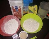 A picture of step 1 of Brown bread.