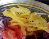 A picture of step 1 of My Spiral & Shredded Salad with A little Chorizo. 😎.