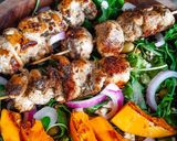 A picture of step 5 of Shishtawook chicken salad.