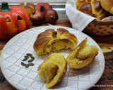 Foto del paso 13 de la receta: Bollos de calabaza rellenos de cabello de Ángel para Halloween