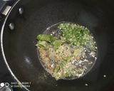 A picture of step 2 of UP style Dahi wali Arbi Spicy Arbi in yogurt curry.