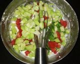 A picture of step 3 of Curd salad(no fire).