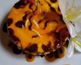A picture of step 11 of 4 in 1 orange mousse sponge cake.