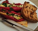 Görög töltött/sült paprika🫑 🧀 recept fázis 7 fotója