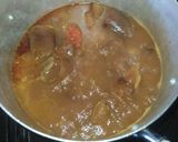 A picture of step 4 of Ogbono soup.