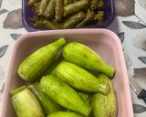 صورة لخطوة 2 من وصفة ورق دوالي مع القرع ابو رقبه والقصه