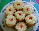 Foto langkah ke 4 dari resep CUP CAKE TAPE PANDAN (kukus).