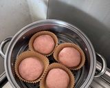 Foto langkah ke 13 dari resep Bakpao Apel Isi Custard Apel (dg Pewarna Angkak).