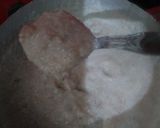 A picture of step 2 of Semolina kheer.