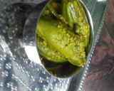 A picture of step 2 of Paneer stuffed pointed gourd.