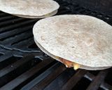 A picture of step 4 of Scrambled egg and chorizo quesadillas.