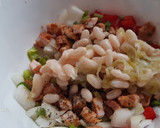 Foto del paso 5 de la receta: Ensalada de alubias y lomo de cerdo (aprovechamiento)