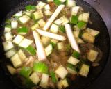 A picture of step 3 of Lemony Cucumber Tofu Soup.