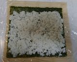A picture of step 10 of Raw tuna and Sweet soysauce Maki-sushi.