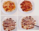Hình bước làm 6 của món Okonomiyaki(Bánh Xèo Nhật Bản)