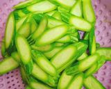 Hình bước làm 2 của món Mướp nhật xào thịt bò