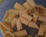 A picture of step 3 of Babys cream cheese pasta.