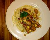 Foto del paso 4 de la receta: Pasta con cerdo agridulce. Disfruta de un sabor oriental casero