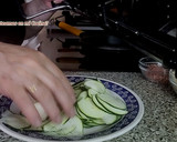 Foto del paso 2 de la receta: Sartenada de Calabacín con Jamón y Queso