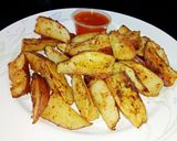 Foto langkah ke 6 dari resep Potato Wedges dengan Bumbu Kearifan Lokal.