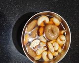 A picture of step 1 of Anjeer alomnd cashew milkshake(fig dryfruits milkshake).