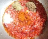 A picture of step 8 of Dal Makhani.