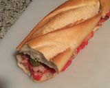 A picture of step 3 of Tuna, Anchovy, and Olive Sandwich – My Favorite! 😍.