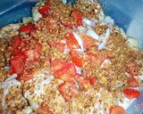 A picture of step 11 of Dahi Phulki Chana Chaat.