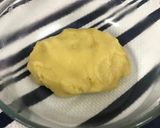 A picture of step 4 of Kesar Mawa Peda.