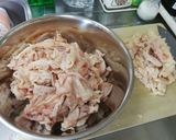 รูปขั้นตอนการทำที่ 1 ของ หนังไก่ทอด
