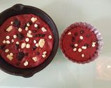 રેડ વેલવેટ સ્કીલેટ કુકીઝ (Red velvet skillet Cookies Recipe in G રેસીપી સ્ટેપ5ફોટો