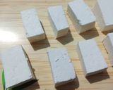 A picture of step 1 of Paneer Chaap.