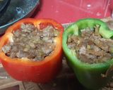Foto del paso 9 de la receta: Pimientos rellenos de pavo, en airfryer