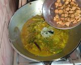 সজনে ডাঁটা দিয়ে সজনে ফুলের চচ্চড়ি(Sajna data diye sajna fuler chorchori recipe in Bengal) রেসিপির ধাপ 3 ছবি