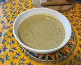 Une image de l'étape 10 de Marinade moutarde ail chèvre basilic au bouillon de champignons.