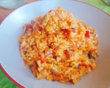 Foto del paso 5 de la receta: Falso risotto con chorizo y champiñones