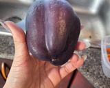 Hình bước làm 3 của món Bún xào ớt chuông tím lườn ngỗng nga