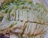 A picture of step 1 of Fried Buttermilk Slaw.