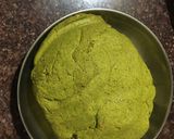 A picture of step 3 of Multi grain thepla.