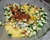 A picture of step 2 of Spong gourd vegetable.