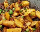 A picture of step 7 of Aloo Matar Dry 📌.
