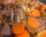 A picture of step 1 of Giouvetsi.