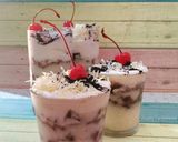 Foto langkah ke 5 dari resep Chizkek Lumer / Oreo cheese cake (ini biskuitnya bukan oreo).