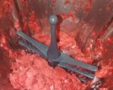 A picture of step 2 of Strawberry Spumone.
