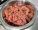 Une image de l'étape 5 de Boulettes de bœuf aux champignons et épices.