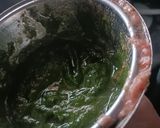 A picture of step 2 of Palak paneer.