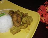 ফুলকপি দিয়ে রুই মাছের ঝোল(foolkopi diye rui macher jhol recipe in Bengali) রেসিপির ধাপ 4 ছবি